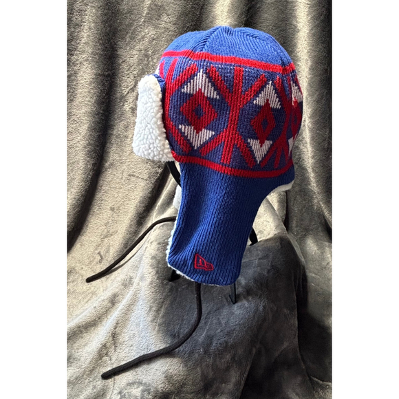 MLB EUC Adult Chicago Cubs New Era Trapper Knit Hat One Size Fits Most - Picture 3 of 11